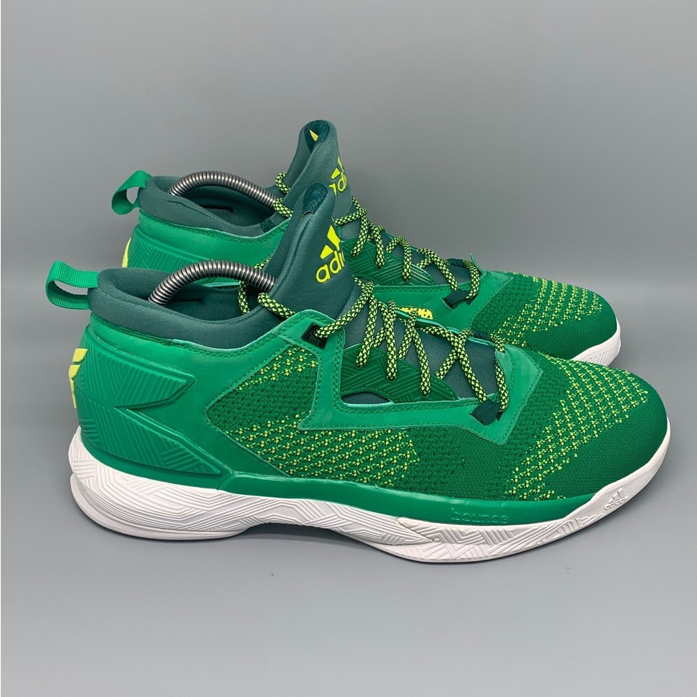 Adidas Lillard 2 Oakland A's Primeknit Green Basketball Shoes‎ B72907 Men's 11.5